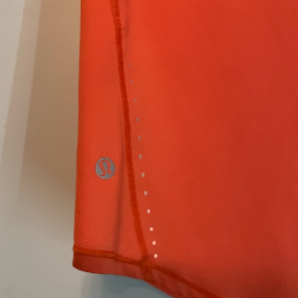 Lululemon High-Neck Running and Training T-Shirt - Warm Coral - Picture 6 of 7